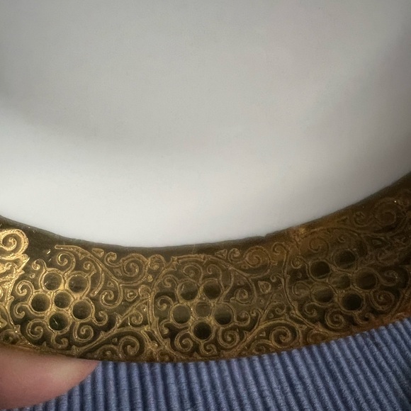 Vntg. Royal LB Bavaria single serving bowl. Signed warranted 18k gold. 5.4”x1.2” - Picture 8 of 14